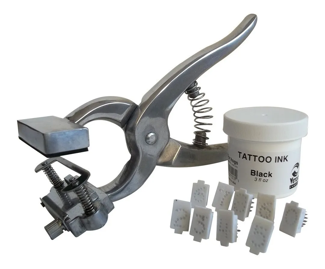 Set Tatuador Estándar 5/16 (incluye 1 set de numeros y 1 tinta negra) 1